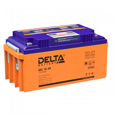 Аккумуляторная батарея Delta GEL 12-65  (65 А/ч / 12v)